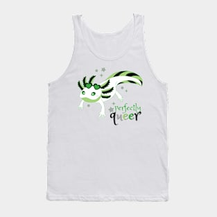 Aromantic Pride Axolotl Tank Top